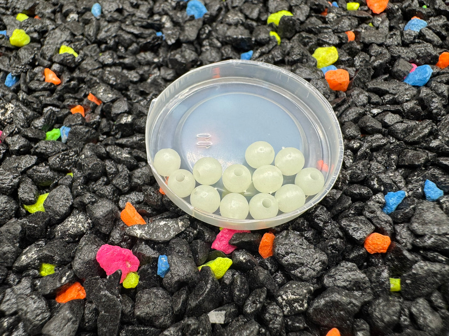 12 White 5mm Beads