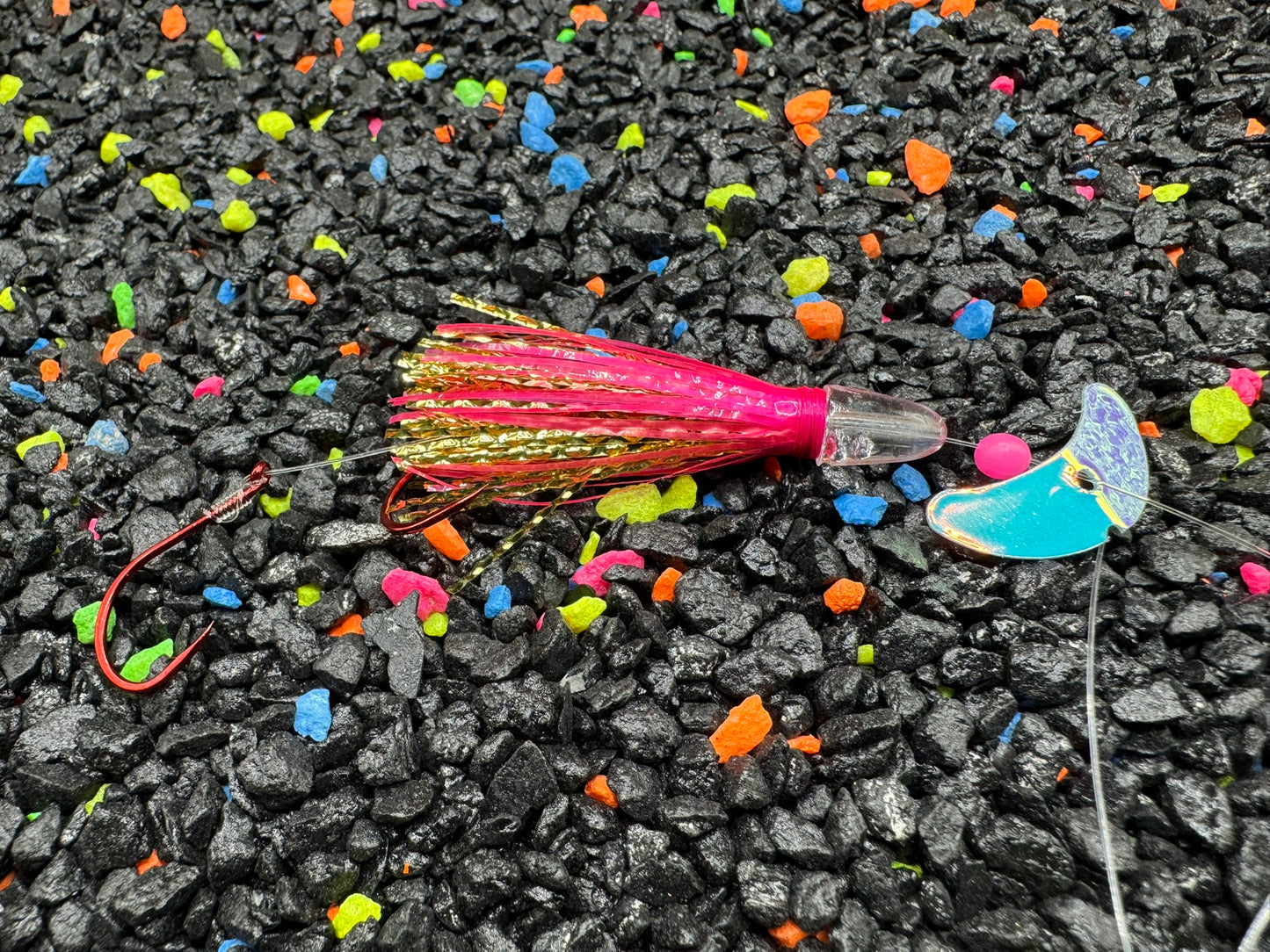 Ready to Fish Candy Hybrid Micro Hoochie Setup