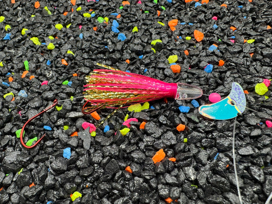 Ready to Fish Candy Hybrid Micro Hoochie Setup