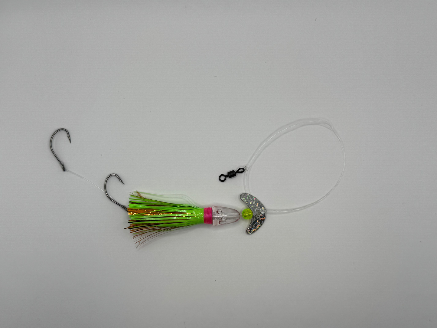 Ready to Fish Electric Daisy Hybrid Micro Hoochie Setup