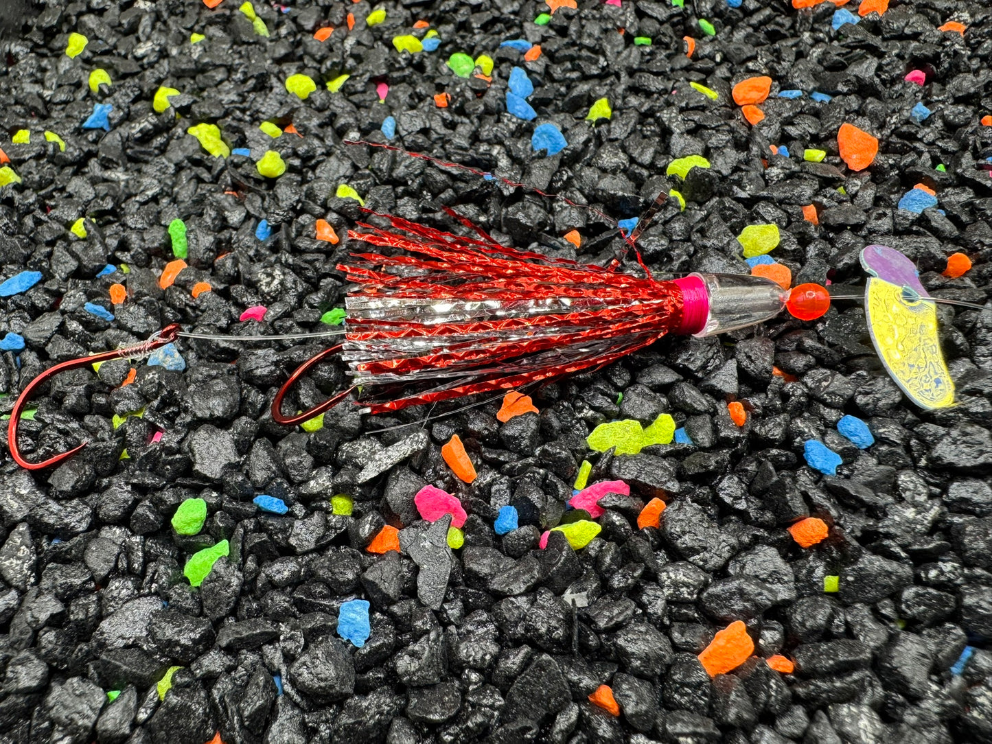 Ready to Fish Firework Hybrid Micro Hoochie Setup
